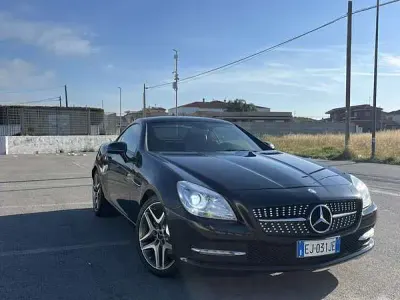 Usata Mercedes SLK200 184 CV (135 kW) 2011 Nero Cabrio