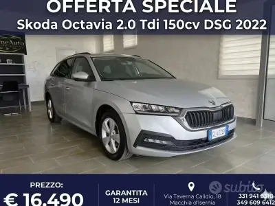 Usata Skoda Octavia SportLine 150 CV (110 kW) 2022 Grigio Station wagon