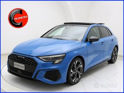 Usata Audi A3 Design 150 CV (110 kW) 2021 Blu Berlina