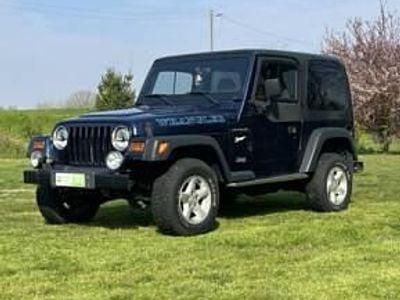 Usata Jeep Wrangler Sport 118 CV (86 kW) 1997 Blu SUV