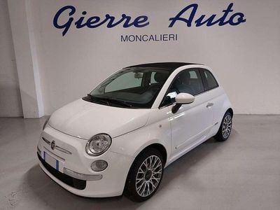 Usata Fiat 500C Lounge 69 CV (50 kW) 2015 Bianco metalizzato Cabrio