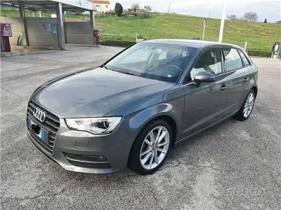 Usata Audi A3 Ambition 105 CV (77 kW) 2014 Grigio Berlina