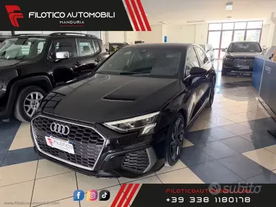 Usata Audi A3 S-Line 116 CV (85 kW) 2023 Nero Berlina