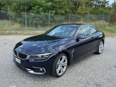Usata BMW 435 Luxury Line 313 CV (230 kW) 2017 Blu/azzurro Cabrio