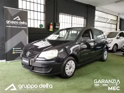 Usata VW Polo Trendline 60 CV (44 kW) 2007 Nero Utilitaria