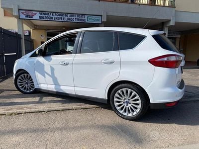 Usata Ford C-MAX Titanium 110 CV (80 kW) 2011 Bianco Monovolume