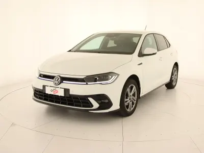 Usata VW Polo R-line 95 CV (69 kW) 2023 Pure white Utilitaria