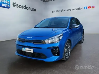 Usata Kia Rio GT-Line 101 CV (74 kW) 2021 Blu Berlina