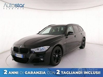 Usata BMW 320 Sport Line 190 CV (139 kW) 2018 Nero Station wagon