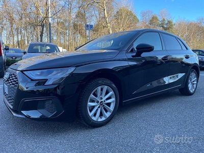 Usata Audi A3 150 CV (110 kW) 2021 Nero Berlina
