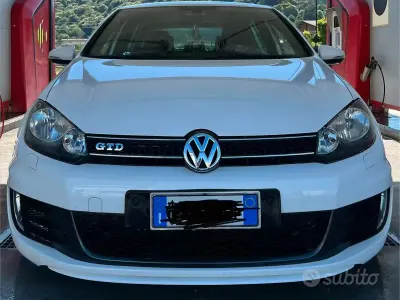 Usata VW Golf VI GTD 170 CV (125 kW) 2010 Bianco Utilitaria