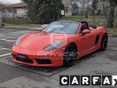 Usata Porsche 718 Boxster 349 CV (256 kW) 2016 Arancione Cabrio