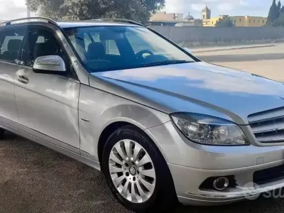 Usata Mercedes C200 Elegance 136 CV (100 kW) 2008 Grigio Station wagon