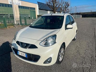 Usata Nissan Micra Tekna 80 CV (58 kW) 2015 Bianco Utilitaria