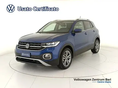 Usata VW T-Cross Advance 110 CV (80 kW) 2023 Blu SUV