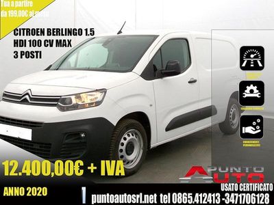 Usata Citroën Berlingo 101 CV (74 kW) 2020 Bianco Monovolume