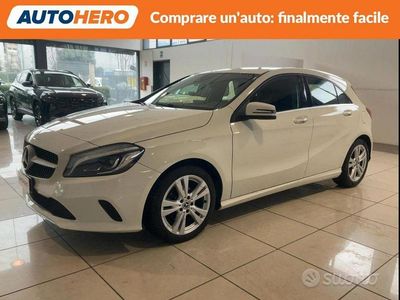 Usata Mercedes A180 110 CV (80 kW) 2017 Bianco Berlina
