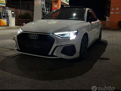 Usata Audi A3 S-Line 150 CV (110 kW) 2021 Bianco Berlina