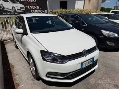 Usata VW Polo Comfortline 75 CV (55 kW) 2015 Bianco Berlina