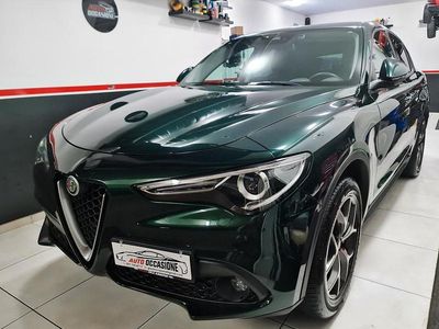 Usata Alfa Romeo Stelvio 210 CV (154 kW) 2018 Verde SUV