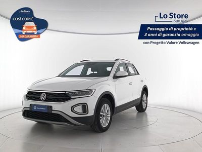 Usata VW T-Roc Life 110 CV (80 kW) 2022 Pure white SUV