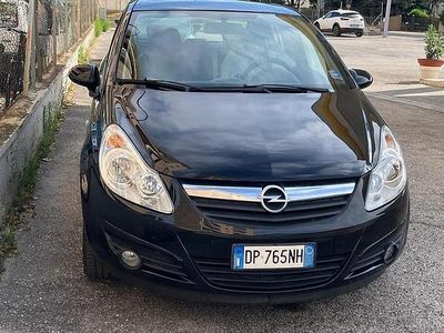 Usata Opel Corsa 2008 Nero Utilitaria