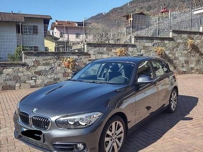 Usata BMW 120 Sport Line 190 CV (139 kW) 2018 Grigio Utilitaria