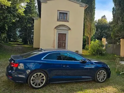 Usata Audi A5 190 CV (139 kW) 2021 Bluazzurro Coupé