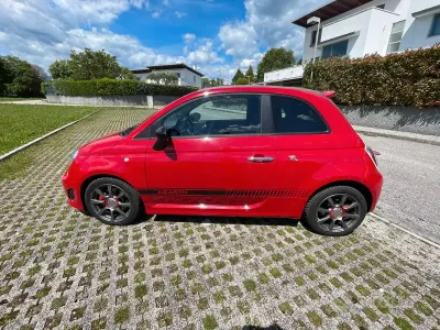 Usata Abarth 595 140 CV (102 kW) 2011 Rosso Cabrio