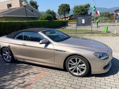 Begagnad BMW 640 Cabriolet 320 HK (235 kW) 2011 Brun Cab