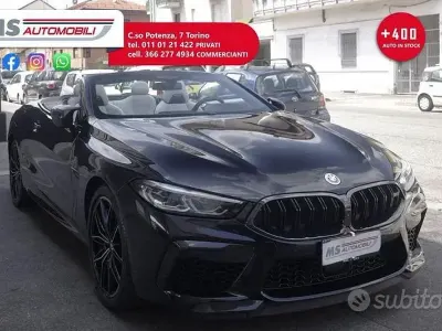 Usata BMW M8 Competition Edition 626 CV (460 kW) 2020 Nero Cabrio