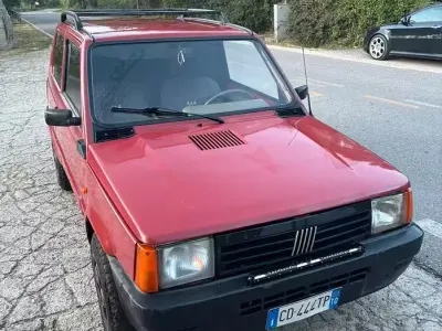 Usata Fiat Panda Young 54 CV (39 kW) 2003 Rosso Utilitaria