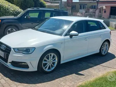Usata Audi A3 S-Line 110 CV (80 kW) 2016 Bianco Berlina