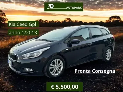 Usata Kia Ceed Sportswagon 97 CV (71 kW) 2013 Nero Station wagon
