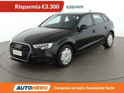 Usata Audi A3 150 CV (110 kW) 2018 Nero Berlina