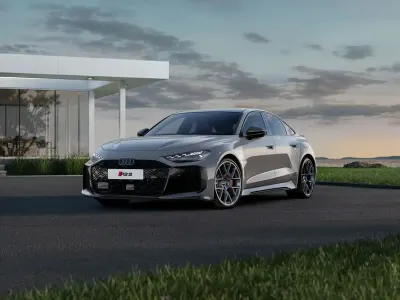 Nuova Audi RS5 Performance 639 CV (469 kW) 2026 Grigio plateau metallizzato Berlina