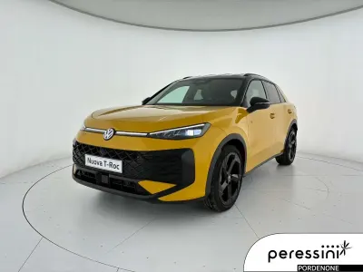 Nuova VW T-Roc R-line 150 CV (110 kW) 2026 Canary yellow nero SUV