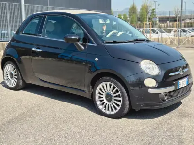 Usata Fiat 500C Lounge 69 CV (50 kW) 2011 Nero Cabrio