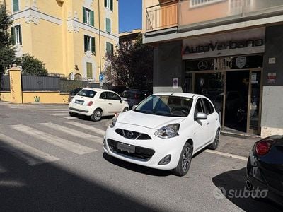 Usata Nissan Micra N-TEC 80 CV (58 kW) 2016 Bianco pastello Utilitaria