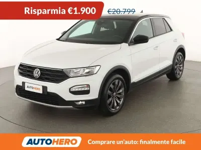Usata VW T-Roc Sport 150 CV (110 kW) 2020 Bianco SUV