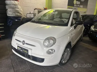 Begagnad Fiat 500 Pop 69 HK (50 kW) 2009 Vit Cab