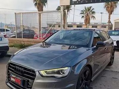 Usata Audi A3 S-Line 150 CV (110 kW) 2014 Grigio Berlina
