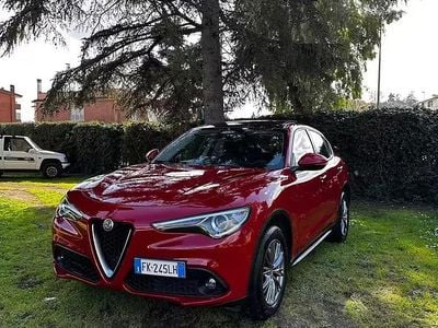 Usata Alfa Romeo Stelvio Super 210 CV (154 kW) 2017 Rosso SUV
