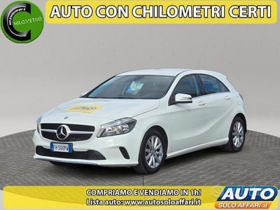 Usata Mercedes A160 102 CV (75 kW) 2017 Bianco Berlina