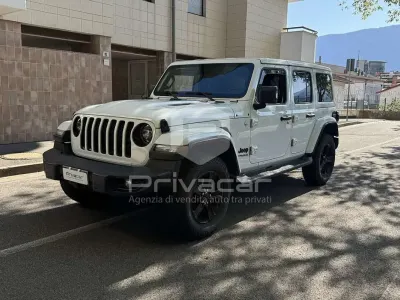 Usata Jeep Wrangler Unlimited Night Eagle 200 CV (147 kW) 2020 Bianco SUV