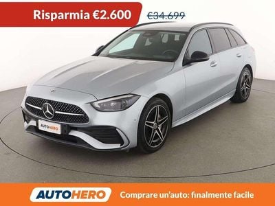 Usata Mercedes C300e 204 CV (150 kW) 2022 Argento Station wagon