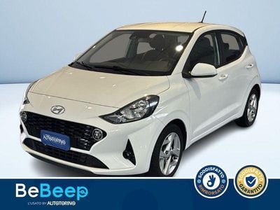 Usata Hyundai i10 67 CV (49 kW) 2022 Bianco pastello Utilitaria
