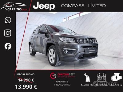 Grigio Usata 2018 Jeep Compass Limited SUV | 13.990 € (Buon prezzo)