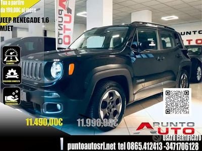 Usata Jeep Renegade Longitude 120 CV (88 kW) 2015 Nero SUV