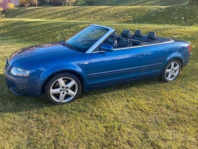 Usata Audi A4 Cabriolet 163 CV (119 kW) 2003 Blu Cabrio